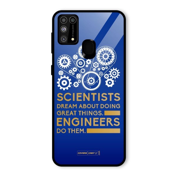 Engineer Glass Back Case for Galaxy M31