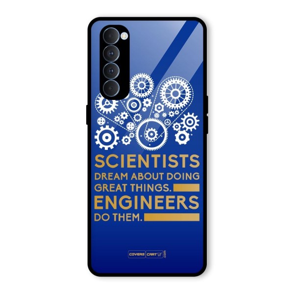 Engineer Glass Back Case for Oppo Reno4 Pro