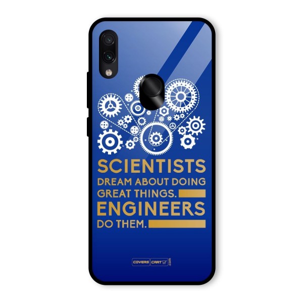 Engineer Glass Back Case for Redmi Note 7