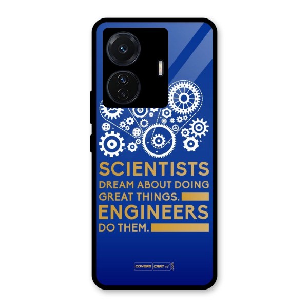 Engineer Glass Back Case for Vivo T1 Pro