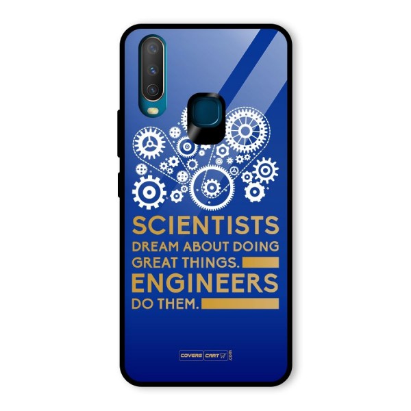 Engineer Glass Back Case for Vivo Y12