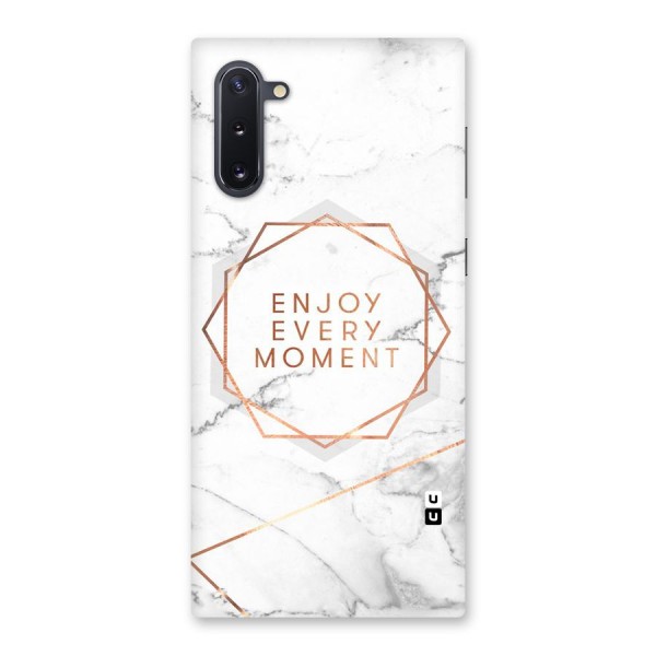 Enjoy Every Moment Back Case for Galaxy Note 10