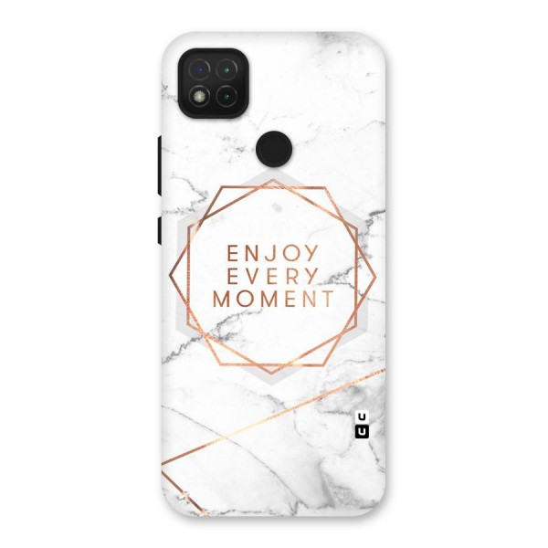 Enjoy Every Moment Back Case for Redmi 9C