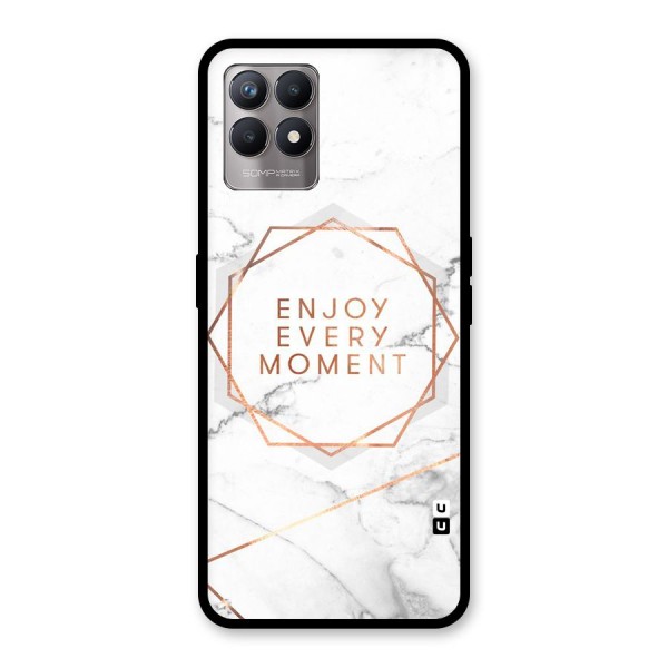 Enjoy Every Moment Glass Back Case for Realme 8i