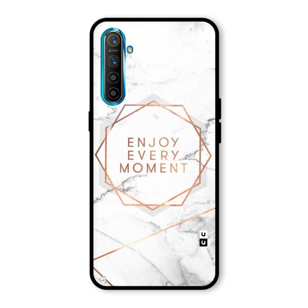 Enjoy Every Moment Glass Back Case for Realme XT