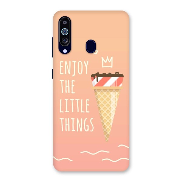 Enjoy the Little Things Back Case for Galaxy A60