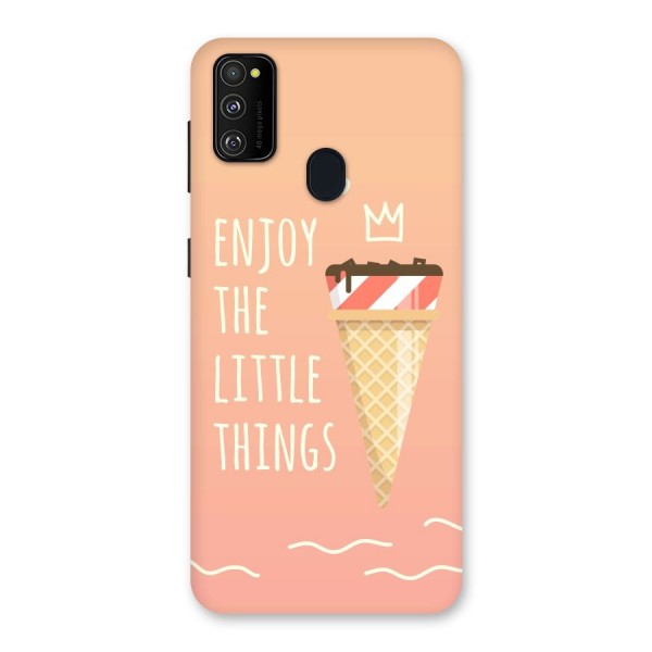 Enjoy the Little Things Back Case for Galaxy M21