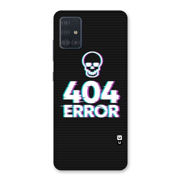 Error 404 Skull Back Case for Galaxy A51