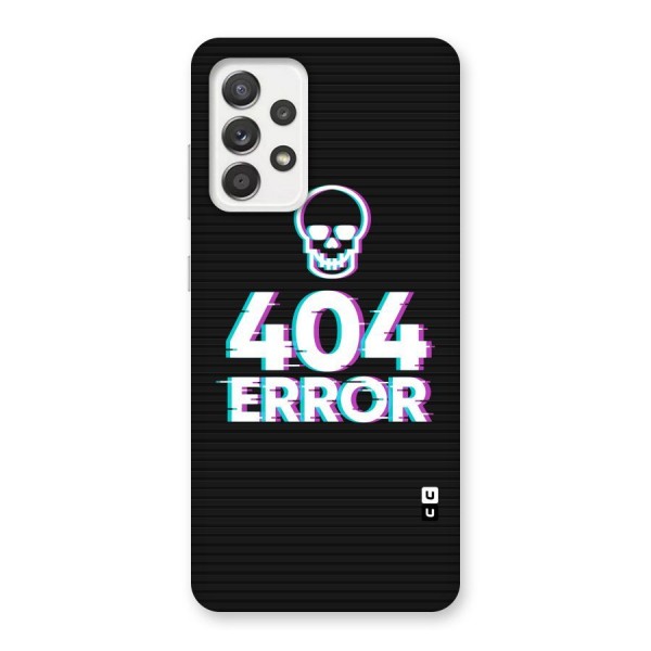 Error 404 Skull Back Case for Galaxy A52