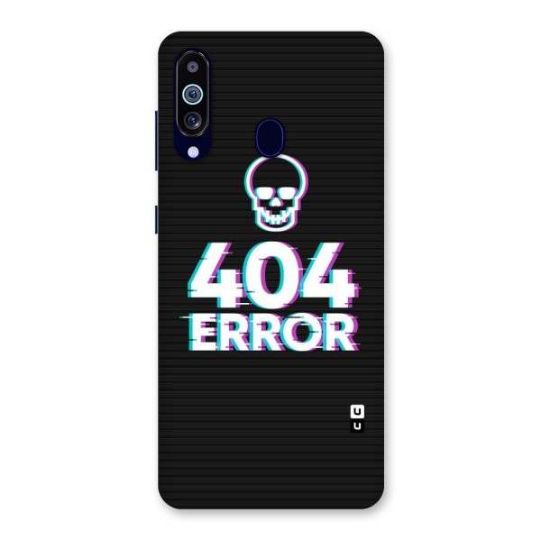 Error 404 Skull Back Case for Galaxy A60