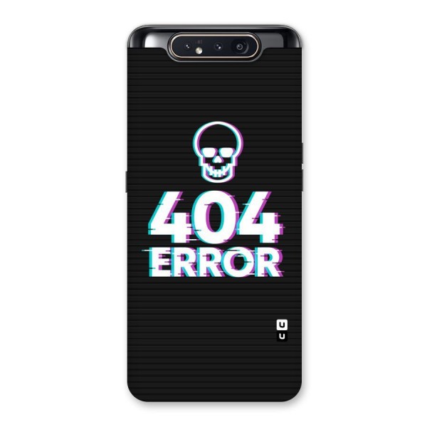 Error 404 Skull Back Case for Galaxy A80