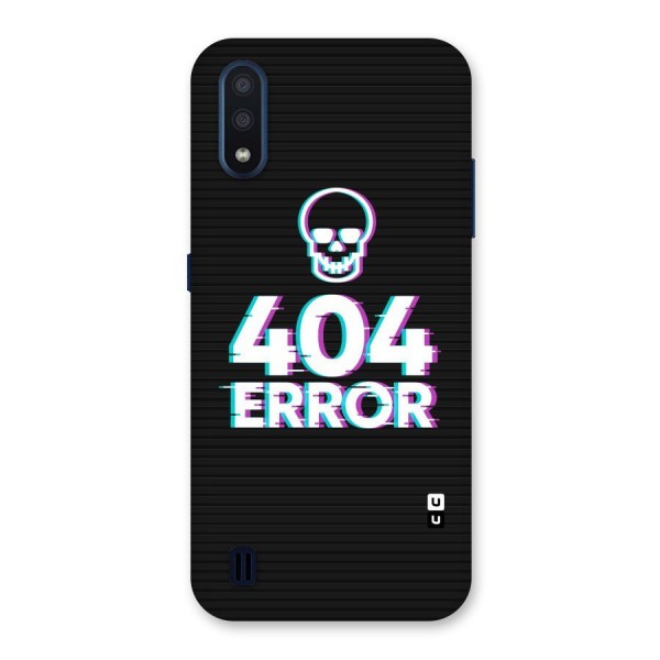 Error 404 Skull Back Case for Galaxy M01