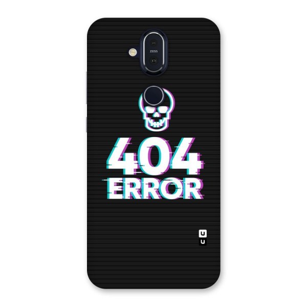 Error 404 Skull Back Case for Nokia 8.1