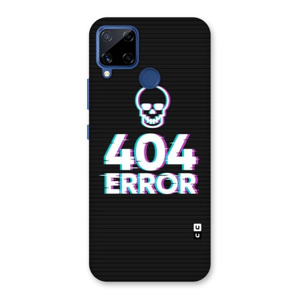 Error 404 Skull Back Case for Realme C12