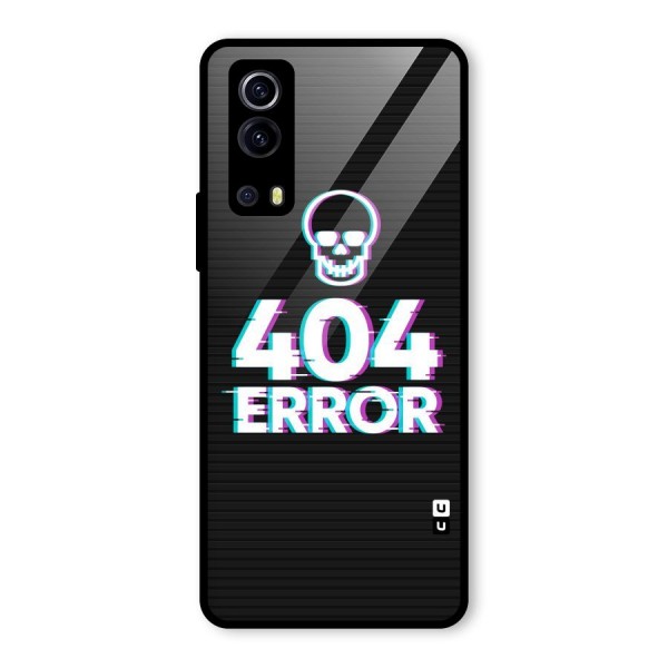 Error 404 Skull Glass Back Case for Vivo iQOO Z3