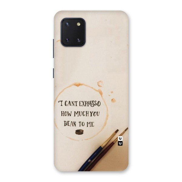 Espresso Bean Back Case for Galaxy Note 10 Lite