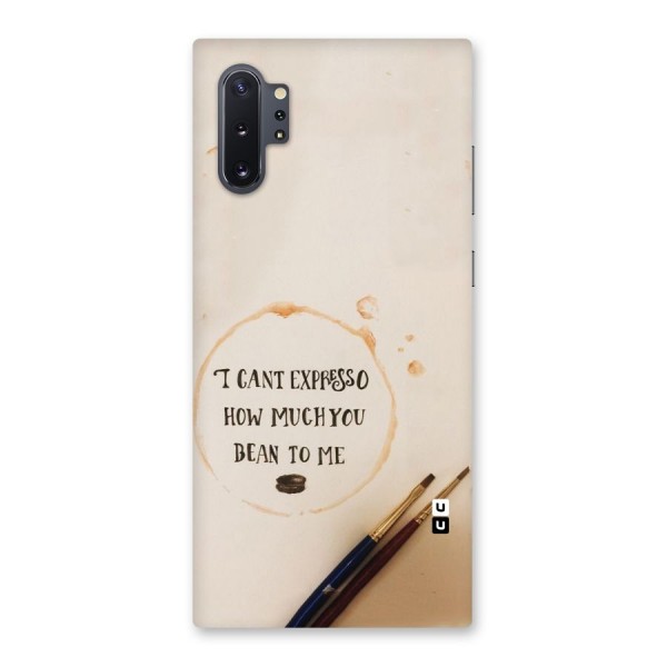 Espresso Bean Back Case for Galaxy Note 10 Plus