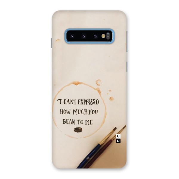 Espresso Bean Back Case for Galaxy S10