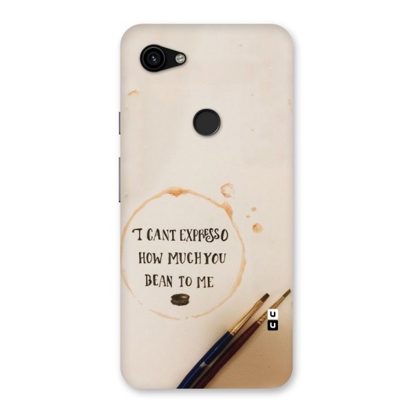 Espresso Bean Back Case for Google Pixel 3a XL