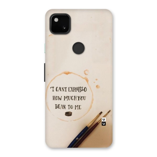 Espresso Bean Back Case for Google Pixel 4a