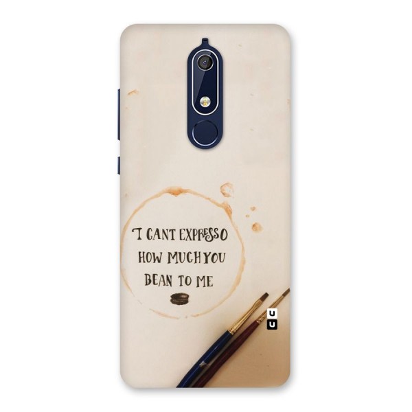 Espresso Bean Back Case for Nokia 5.1