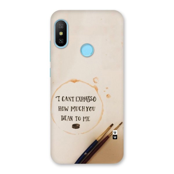 Espresso Bean Back Case for Redmi 6 Pro