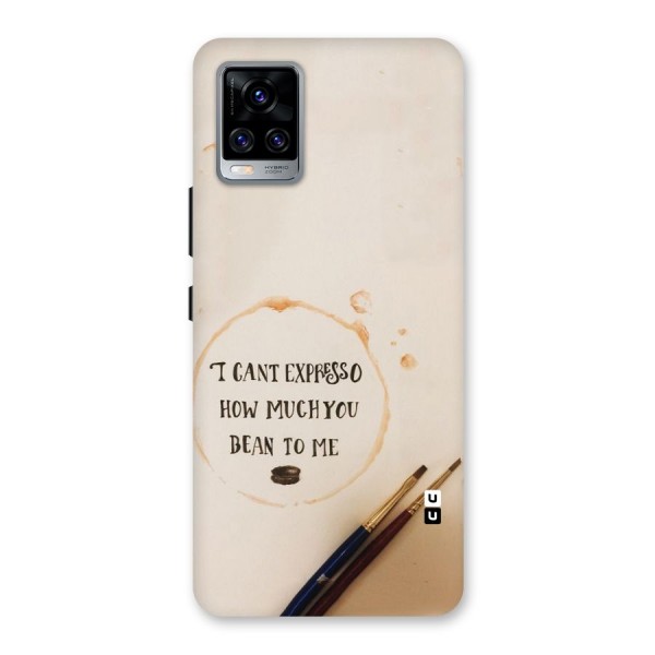 Espresso Bean Back Case for Vivo V20 Pro