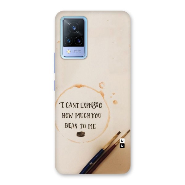 Espresso Bean Back Case for Vivo V21 5G