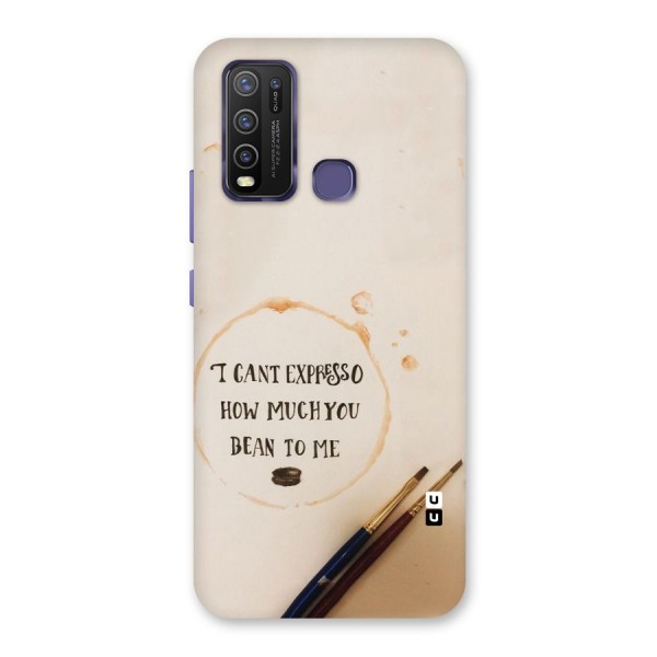 Espresso Bean Back Case for Vivo Y30