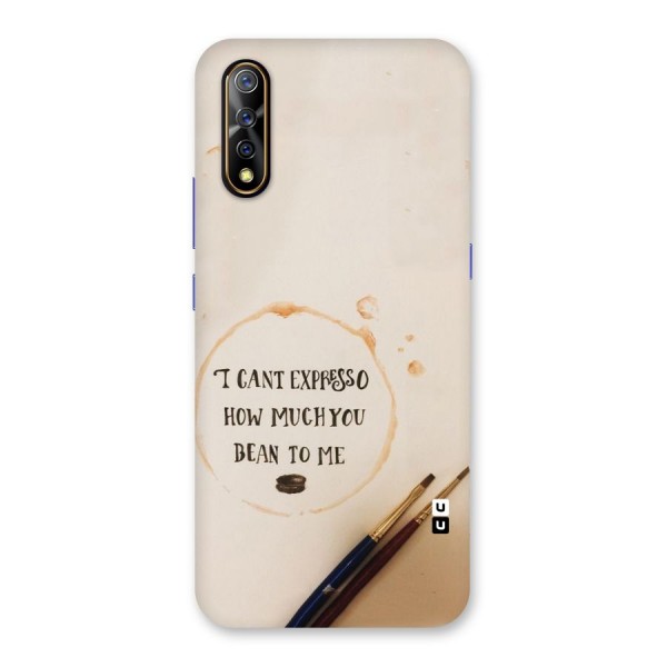 Espresso Bean Back Case for Vivo Z1x