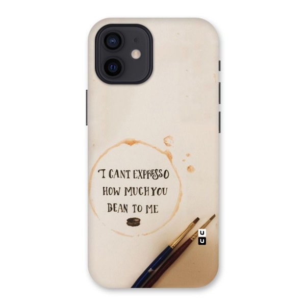 Espresso Bean Back Case for iPhone 12