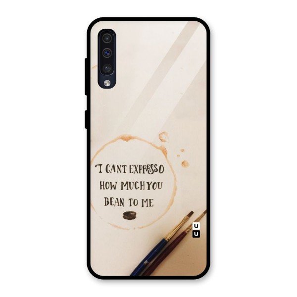 Espresso Bean Glass Back Case for Galaxy A50s