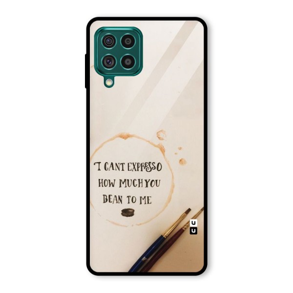 Espresso Bean Glass Back Case for Galaxy F62