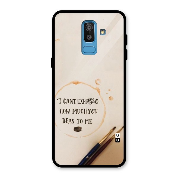 Espresso Bean Glass Back Case for Galaxy J8