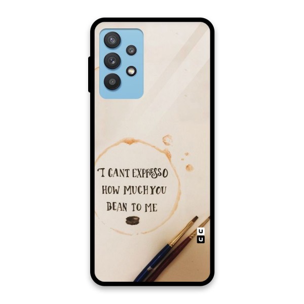 Espresso Bean Glass Back Case for Galaxy M32 5G