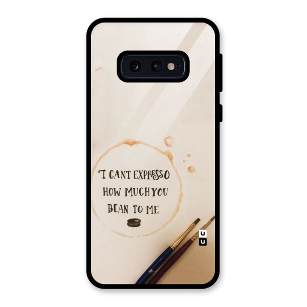 Espresso Bean Glass Back Case for Galaxy S10e