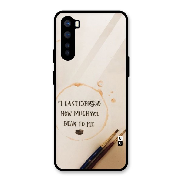 Espresso Bean Glass Back Case for OnePlus Nord