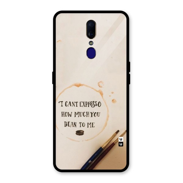 Espresso Bean Glass Back Case for Oppo F11