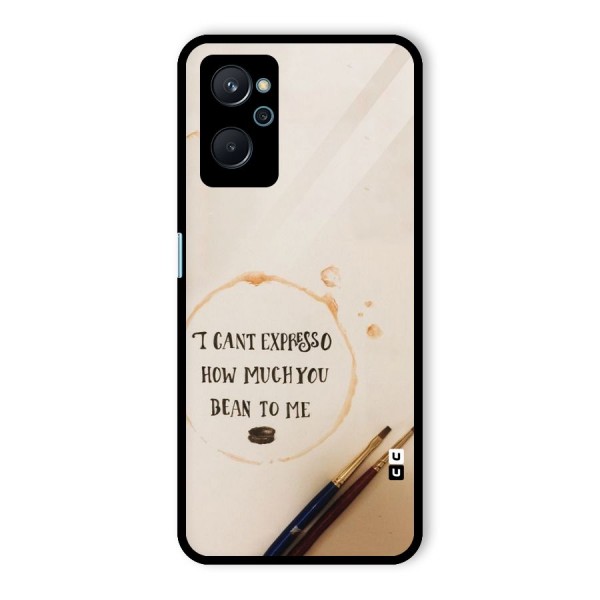 Espresso Bean Glass Back Case for Realme 9i