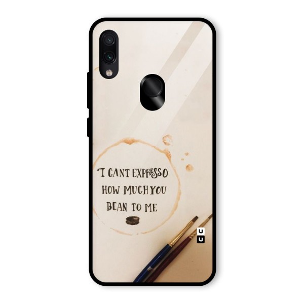 Espresso Bean Glass Back Case for Redmi Note 7