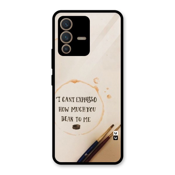 Espresso Bean Glass Back Case for Vivo V23 5G