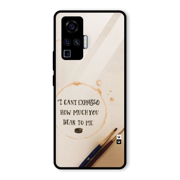 Espresso Bean Glass Back Case for Vivo X50 Pro