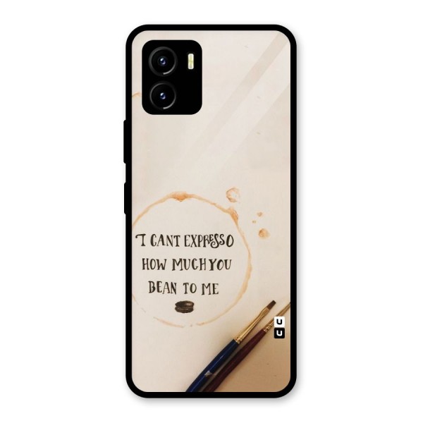 Espresso Bean Glass Back Case for Vivo Y15s