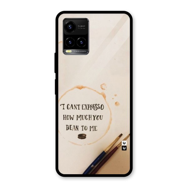 Espresso Bean Glass Back Case for Vivo Y21 2021