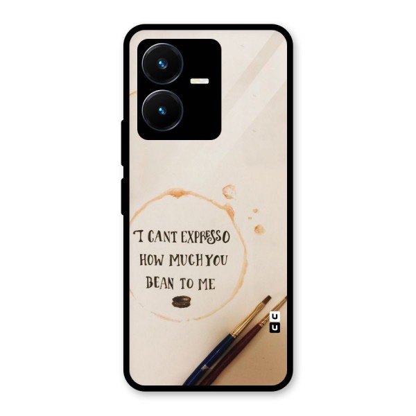 Espresso Bean Glass Back Case for Vivo Y22