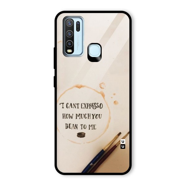 Espresso Bean Glass Back Case for Vivo Y30