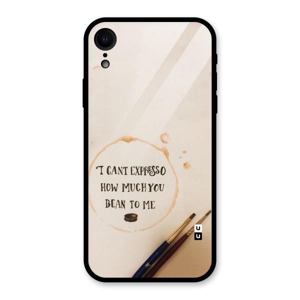 Espresso Bean Glass Back Case for XR