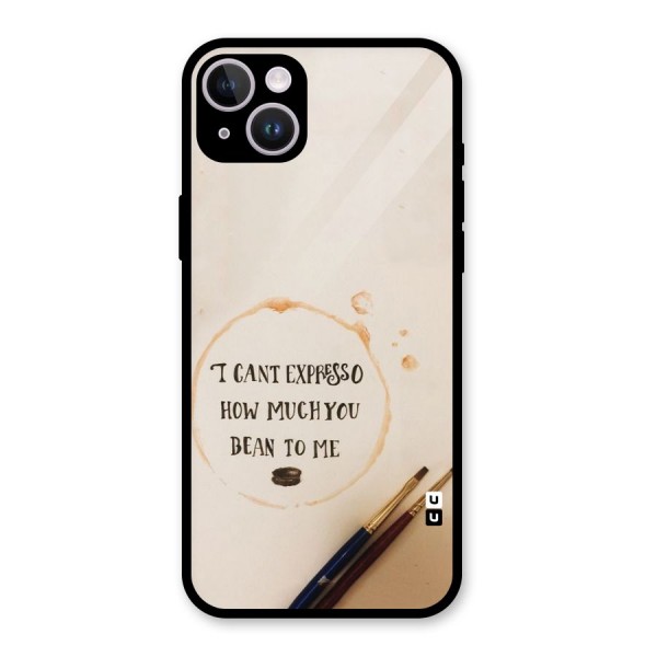 Espresso Bean Glass Back Case for iPhone 14 Plus