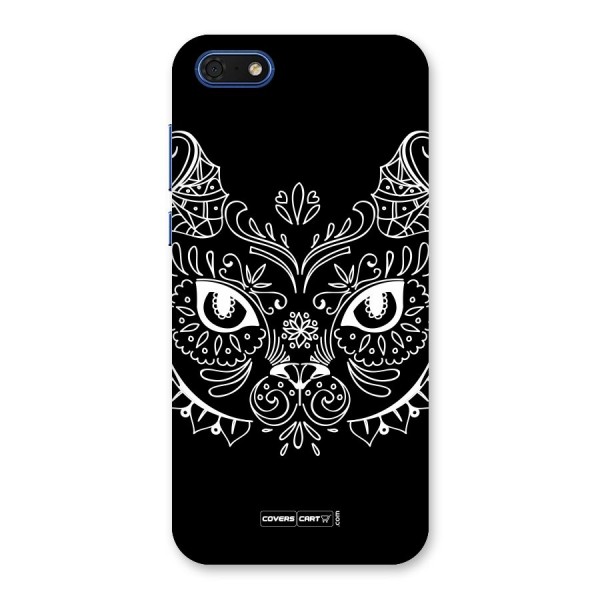 Ethnic Cat Design Back Case for Honor 7s