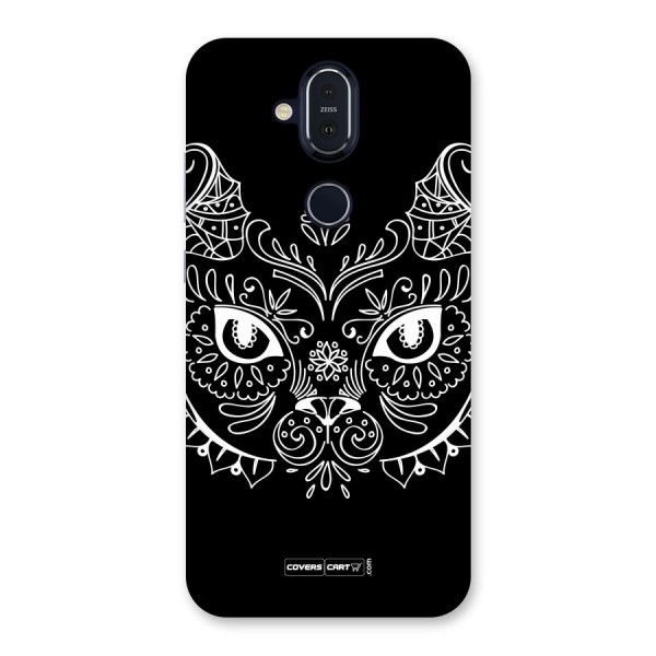 Ethnic Cat Design Back Case for Nokia 8.1